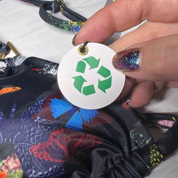 Swiminista X Christian Lacroix Butterfly on Parade Print Bikini Top - Picture 7 of 13